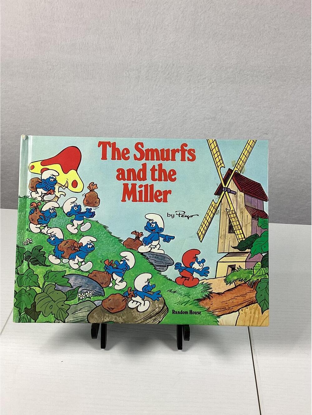 The Smurfs and the Miller Book by Peyo Random House 1st American Edition 1984